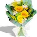 Bonsion Preserved Flowers Yellow Gifts for Women, Flower for Delivery, Preserved Sunflower Bouquets, Birthday Gifts for Grandma, Mothers Day Flowers for Wife