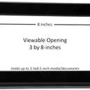 Creative Picture Frames 4-4X9Bk Black Business License Certificate Frames for Professionals 3.5 by 8.5-Inch Self Standing Easel