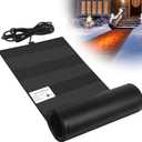 HETFOENT Heated Snow Melting Mats,13in x 10FT Heated Outdoor Mats for Winter Snow Removal,Snow and Ice Melting Mats for Proof and Sidewalks