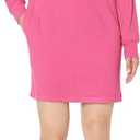 Velvet by Graham & Spencer Women's Winnie Cowl Neck Sweater Midi Dress (Hot Pink), Small