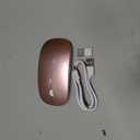 Mouse for Laptop Wireless Bluetooth - MacBook Air Mac Pro PC iPad Optical Rechargeable Silent Mouse with Jiggler Dual Mode Switch Bluetooth 5.2/3.0 and 2.4GHz USB-A and Type-C Receiver Rose Gold