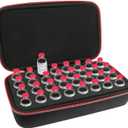 Mviioe Insulin Fridge Holder Vial Storage Case for Refrigerator Fits Standard 10ml U-100 Vials, Safe, Snug, Secure Vial Protector (32-Slots)