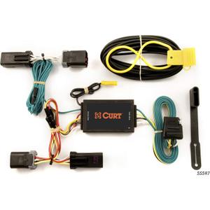 CURT 55597 Vehicle-Side Custom 4-Pin Trailer Wiring Harness