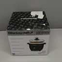 Elite Gourmet ERC003B Electric Rice Cooker with Automatic Keep Warm Makes Soups, Stews, Grains, Hot Cereals, 6 Cups Cooked (3 Cups Uncooked), Black