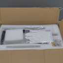 Modern Pendant Light Fixtures with Clear Glass Matte Black Pendant Lights Kitchen Island Adjustable Square Hanging Pendant Lighting for Dining Room Over Sink Hallway 2 Pack 12 inches