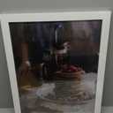Golden State Art 16x20 White Picture Frame,Solid Wood&Real Glass,Fit 16x20