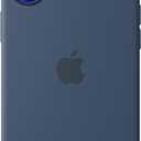 Apple iPhone 16 Plus Silicone Case with MagSafe and Camera Control: Lightweight Phone Case, Wireless Charging Compatible, Smooth Matte Finish; Denim