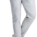 Haggar Mens Life Khaki Slim Fit Flat Front Flex Pant (30W x 32L, Charcoal Heather)