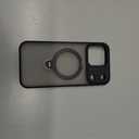 Peerock for iPhone 17 Pro Max Case: with 360° Spin Magnetic Stand, Camera Control Button, Fit for MagSafe, Military Drop Protective Slim Phone Cover for 17 ProMax with Ring Kickstand, 6.9", Black