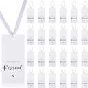 Reserved Signs for Wedding 12 Pcs Paper Hanging Wedding Reserved Seating Signs Weddings for Ceremony Church Event Pews Restaurant