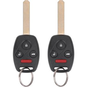 Vurkcy Key Fob Replacement for 2003-2007 Honda Accord Car Keyless Entry Remote Control,OUCG8D-380H-A 35111-SHJ-305,4 Buttons, 2Pcs