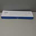 Wireless Keyboard and Mouse, Vssoplor 2.4GHz Rechargeable Compact Quiet Full-Size Keyboard and Mouse Combo with Nano USB Receiver for Windows, Laptop, PC, Notebook-White Silver