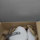 Kaleurrier Saddle Stool Rolling Swivel Height Adjustable with Wheels,Heavy Duty Anti-Fatigue Ergonomic Saddle Chair for Hair Beauty Salon Lab Dental Massage Office Home Kitchen (with Back, White)