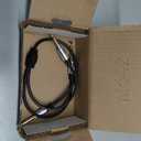 XMSJSIY 6.35mm 1/4" TS Male to Dual 6.35mm 1/4" TS Male Mono Stereo Y Cable Splitter Cord - 50cm