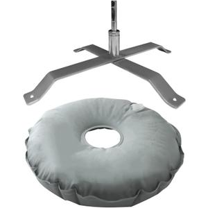 Cross Base Stand for Feather Flags, Heavy-Duty X Base Flag Stand, Portable Swooper Flag Pole Base for Indoor Outdoor Use