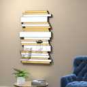 Decorative Mirrors for Wall Decor Large Mirrors for Wall Decor Living Room Silver Mirrors 2436 inch (Gold)