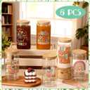 Honeydak 6 Set Social Worker Gifts Bulk Thank You Glasses Appreciation Cups with Straw Social Work Gifts for Women Men 16oz Mug Thank You Tumbler for Employee Coworkers Teachers Team Nurse