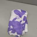 Amélie Blossom Violet-Neck Maxi Dress, XXL