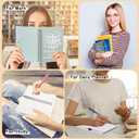 Thenshop 12 Sets Book Lover Gift Include Librarian Inspirational Spiral Notebook Pen Bulk Book Club Gift Reading Journal Librarian Gifts for Women Reader Teacher Bookish bookworm (Bright Color)