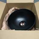 Plug in Pendant Light, 15FT Hanging Lights with Plug in Cord, On/Off Switch, Industrial Pendant Light with Plug in Cord, Metal Hanging Lamps for Living Room, Kitchen (Big black)