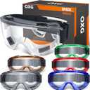 OXG Safety Goggles ANSI Z87.1 Glasses, Anti-Fog Protective Safety Glasses Lab Goggles Men Women Eye Protection Goggles