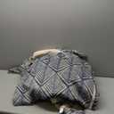 jinchan 80% Blackout Curtains for Living Room, Geometric Patterns Drapes for Bedroom, Window Treatments for Room Darkening, Grommet Top Thermal Insulated Curtains 84 inch Length 2 Panels Set, Blue