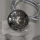 Handheld Showerhead & Rain Shower Combo for Easy Reach, 27.5" Drill-free Stainless Steel Slide Bar, 5of 5-setting Handheld Shower and Showerhead, with 5ft Hose - Polished Chrome