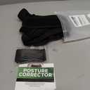 Posture Corrector, Back Brace for Women and Men, Adjustable Back Support, Shoulder Straightener for Improving Hunchback, Providing Pain Relief from Neck, Shoulder, and Upper BackBlack