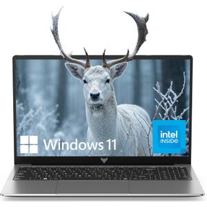 Laptop Computer Intel N-Series Windows Laptop 15.6-in 16GB DDR4 512GB SSD Traditional Laptops WiFi 5 HDMI Type-C USB3.2 Webcam 3.5mm Audio Numeric Keypad Office Laptops Student Laptops
