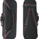 4/4 Full Size Violin Case,Lightweight Portable Travel Carrying Bag,with Plush Lining,Shoulder Straps,Anti-Scratch,Professional Oblong Shape,for Violin(BLACK)
