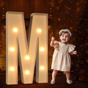3FT Marquee Light Up Letters for Baby Shower Party Backdrop Decor, Marquee Letters for Birthday Wedding Engagement Party Decorations