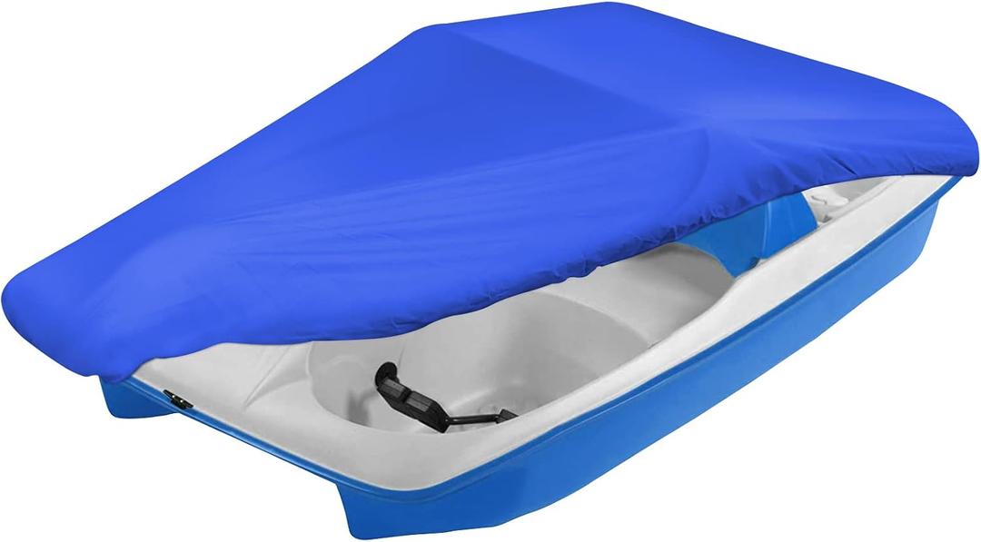 iCOVER Pedal Boat Cover, Fits 3 or 5 Person Paddle Boats Water Proof Heavy Duty Paddles Covers, Blue