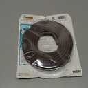 Frost King P D-Section Rubber Self-Stick Weatherseal Tape, 5/16" W, 1/4" T, 17 ft L, Brown