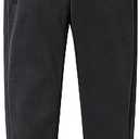 ZGZZ7 Men's Winter Warm Fleece Pants Sherpa Lined Sweatpants Active Thermal Running Joggers Pants XL