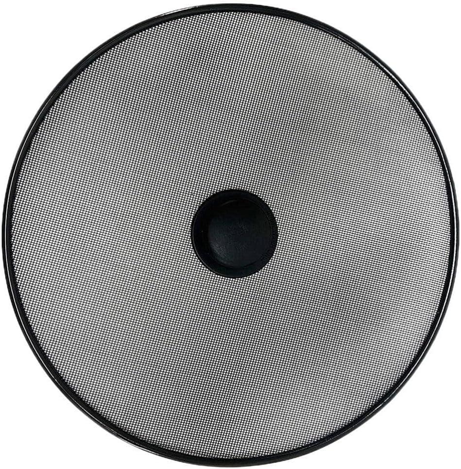 Kichvoe 10 Inch Stainless Steel Oil-Proof Mesh Splatter Screen Pan Splash Guard Anti Splatter Lid for Frying Pan Kitchen Cooking Accessory (25.00X25.00X3.00CM)