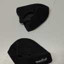 Welnove Gel Heel Protector Cups, Inserts Pads for Women Men, Plantar Fasciitis, Heels Spur Pain Relief, Achilles Tendonitis Dry Cracked Heel Support Cushion Black (W 4.5-9 / M 5-8)