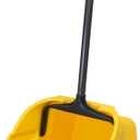 Quickie Debris Dustpan with Handle, Jumbo Debris Pan, Trash Collection for Industrial/Professional Cleaning