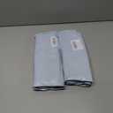 2 x Weather Stripping Door Seal Strip, 118'' Foam Weatherstripping Window Sealer Winter, Door Soundproofing Self Adhesive Window Door Insulation Strip for Exterior Door, Draft Stopper Gap Filler (White)