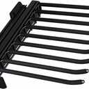 Pull Out Pants Rack, 9 Arms Aluminum Alloy Slid Pant Rack, Closet Pants Organizer Load 51lbs Pull Out Trousers Rack Sizes L 17.7in h 5.5 in w 13.4in (Left-Side Installation)