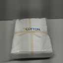 Shilucheng 1200 Thread Count Cotton Sheets SetLuxury 100% Egyptian Cotton Bed Sheets5-Star Hotel Quality Sheets, Breathable & Cooling, 16 Inch Deep Pocket - 4 Piece (White, Queen)