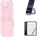 Phone Remote Controller - Bluetooth Remote for iPhone with Air Mouse Control, Scrolling Ring for TikTok, Bluetooth Page Turner for iPad, Camera & Music Remote, YouTube & Instagram Compatible
