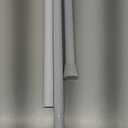 White Tension Curtain Rod for Windows 28 to 48 inch, Adjustable Expandable Pressure Spring Curtain Rod No Drilling, 7/8" Curtain Rod for Bedroom Doorway Closet Door