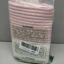 OIAHOMY Woven Storage Basket for Shelves Rope Baskets for Organizing Pink