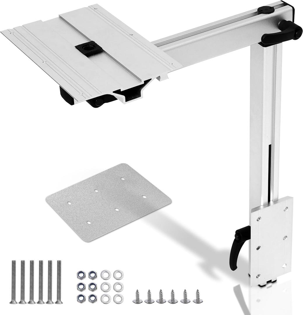 RV Table Mount, RV Table Leg, Removable, Adjustable, Base Mount, Countertop