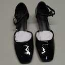 Coutgo Womens Chunky Low Heels Dress Shoes Ankle Buckle Strap Square Toe D'Orsay Pumps Work Party Shoes size 7