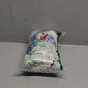 Preboun 6 Pcs Winter Chair Covers Set Removable Washable Stretch Dining Room Slipcovers Parson Chair Protector for Winter Home Ceremony Party Decoration, 3 Style (Classical, White) (Blue)