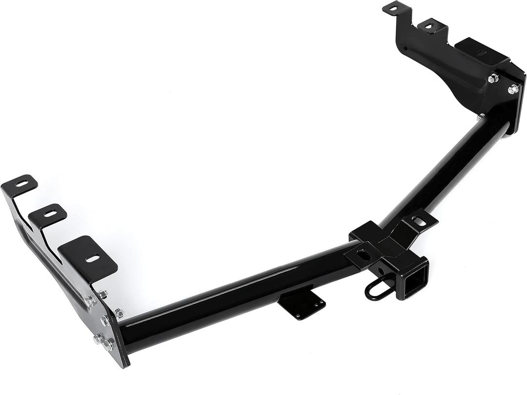 KUAFU Class 3 Trailer Hitch Compatible with 1999-2013 Chevrolet Silverado GMC Sierra 1500 2" Towing Receiver Hitch Replacement for 44563 Steel Black