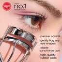 Shu Uemura Iconic Eyelash Curler, Achieve Precise Control and Long-Lasting Curl - Includes Silicone Replacement Pad. Professional Makeup Artist Tool for All Eye Shapes