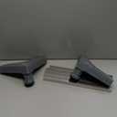 Mini Fridge Stand With 6 Strong Feet Universal Washer and Dryer Pedestals 16.5"-26.7" Adjustable Appliance for Fridge Stand,Washing Machine Stand, Dryer Stand, Laundry Pedestal (Gray)