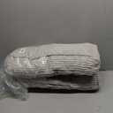 Tufted Corduroy Recliner Seat Cushion for Elderly, High Density Foam Large Square Seat Cushion for Recliner Chair, Floor Pillow, Office Chair, Car, No Pressure on Thighs, 20x20x4 (Grey)